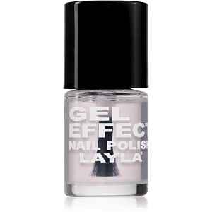 Layla Cosmetics Gel Effect gelový lak na nehty bez užití UV/LED lampy odstín n. 19 Top Coat 10 ml