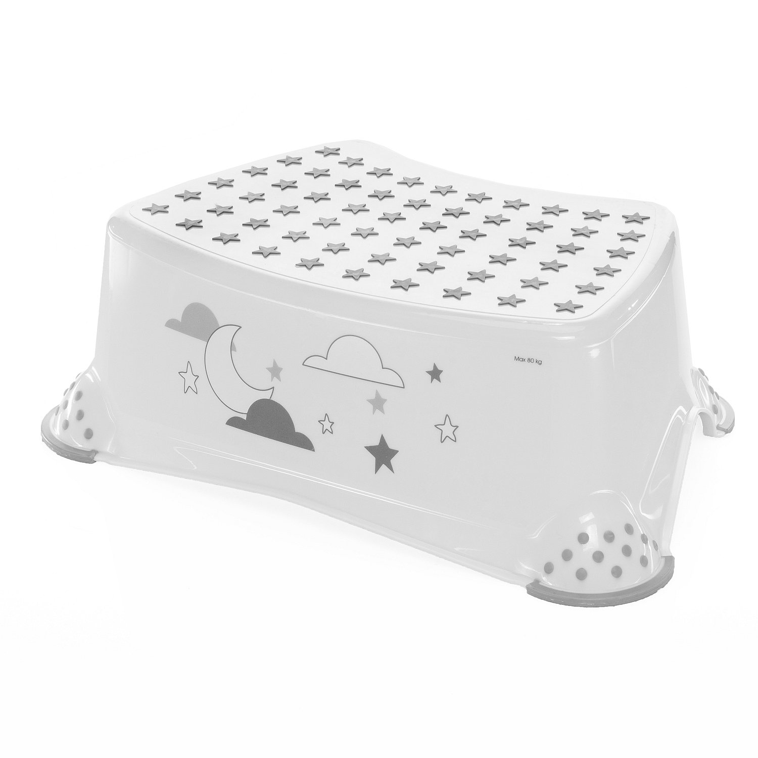 Stupínek k WC/umyvadlu "Moon", White 1ks