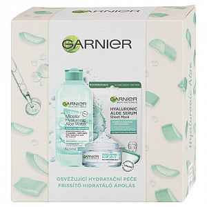 Garnier Hyaluronic Aloe dárková sada pro hydrataci pleti 3ks