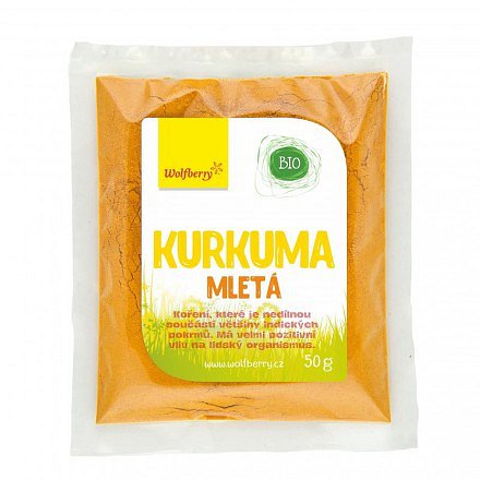 Kurkuma mletá BIO 50 g Wolfberry*