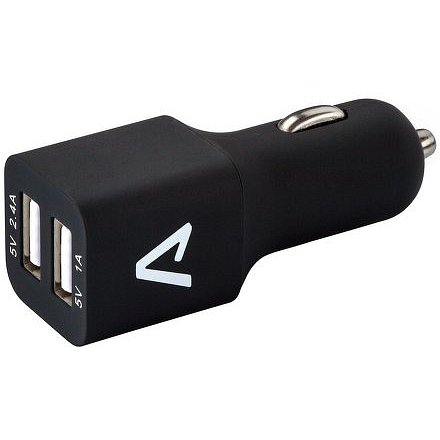 LAMAX Tech USB Car Charger 3.4A - USB nabíječka do auta (2x USB) - černá