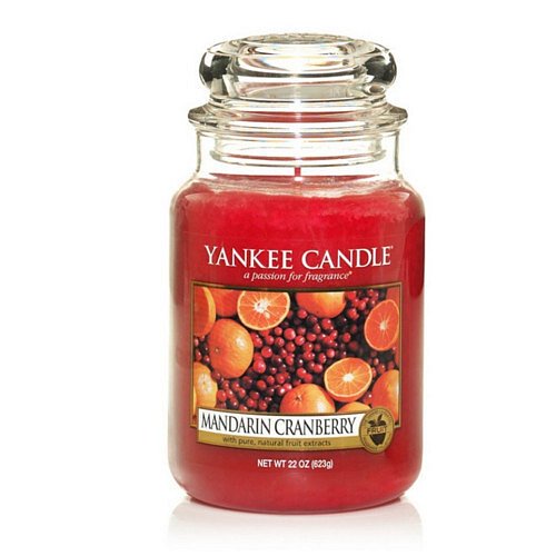 Yankee Candle Aromatická svíčka velká Mandarinka a brusinka  623 g