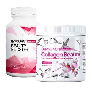 Gymsupps Collagen Beauty by @sabina.karaskovaa 120g + Beauty Booster 100cps