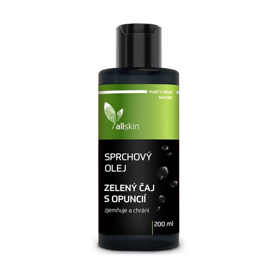 Allskin Sprchový olej Zelený čaj s opuncií 200 ml