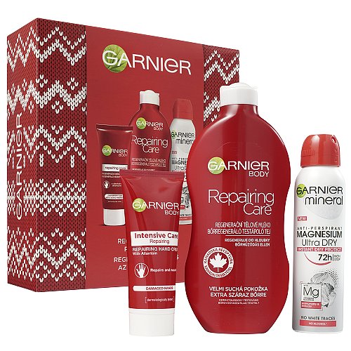 Garnier Body dárková sada regenerační péče pro celé tělo 3ks