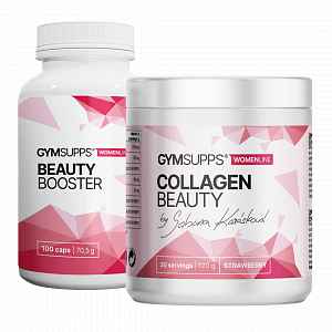 Gymsupps Collagen Beauty by @sabina.karaskovaa 120g + Beauty Booster 100cps