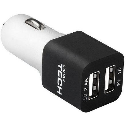LAMAX USB Car Charger 3.4A White