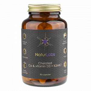 Naturlabs Vápník chelátový + D3 & K2 - 90 kapslí