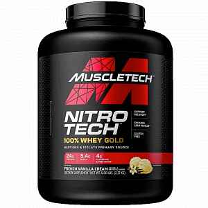 Nitro-Tech 100% Whey GOLD 2,27kg - francouzská vanilka