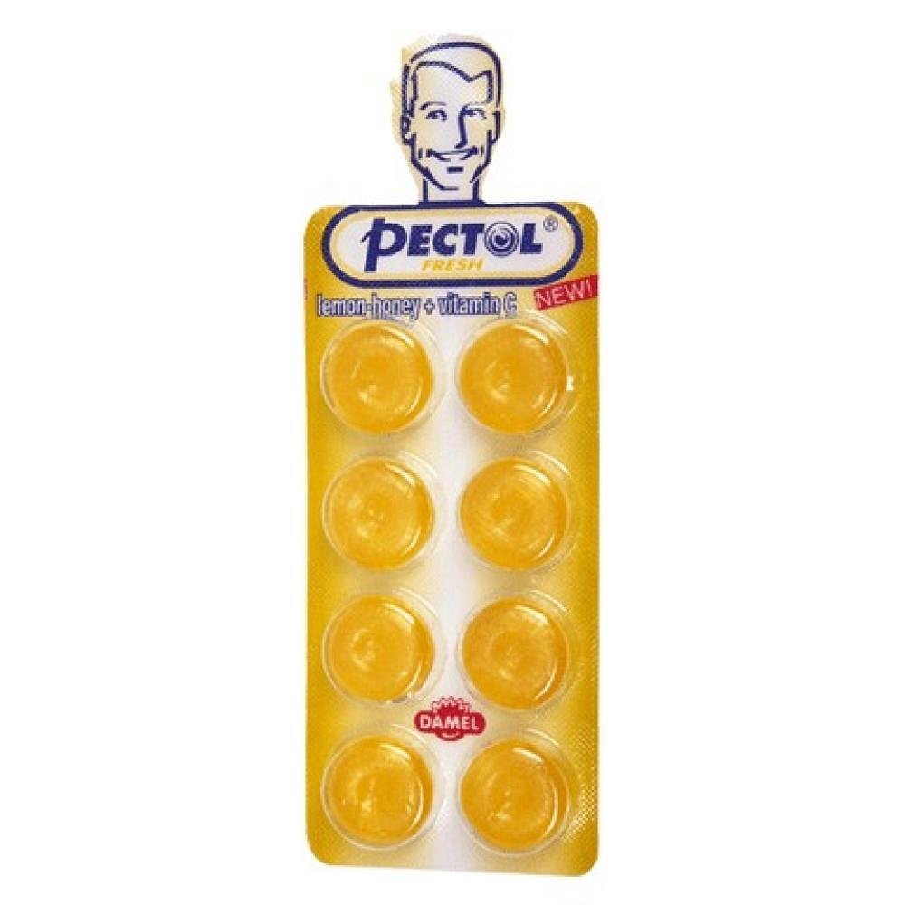 Pectol-citronový drops bez cukru s vit.C blistr
