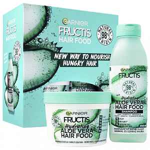 Garnier Fructis Hair Food Aloe Vera šampon a maska dárková sada 2ks