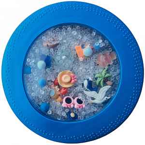 Jellystone Designs Senzorický disk Peekaboo, pláž