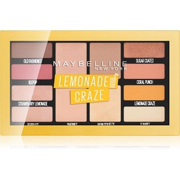 Maybelline Lemonade Craze paleta očních stínů  12 g