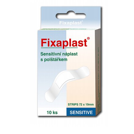 Náplast Fixaplast Sensitive Strip 72x19mm 10ks