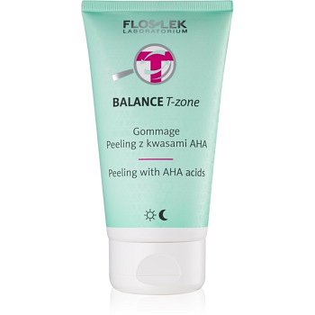 FlosLek Laboratorium Balance T-Zone peeling pro smíšenou pleť  125 g