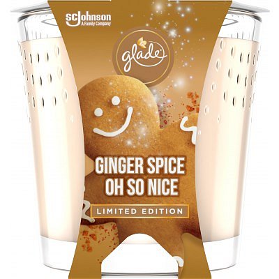 Glade Limited Edition Ginger Spice Oh So Nice parfémovaná svíčka  129 g