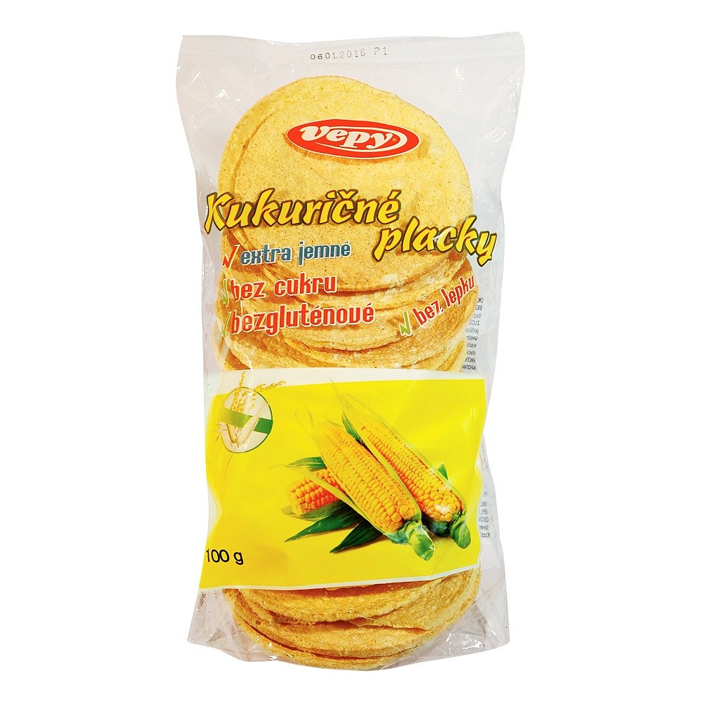 Kukuřičné placky bezlepkové 100 g