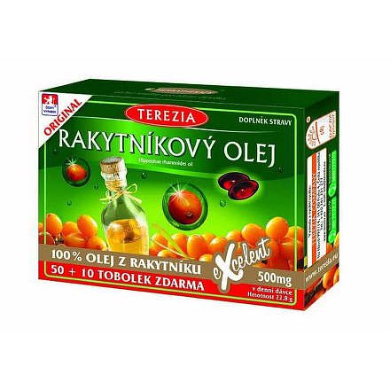 Terezia Rakytníkový olej 100 % 60 kapslí