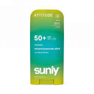 ATTITUDE Sunly Minerální opalovací krém SPF 50+ bez vůně 60 g