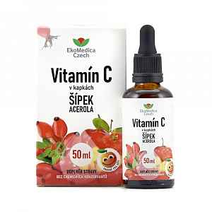 Ekomedica Vitamín C v kapkách Šípek Acerola 50 ml