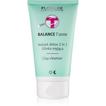 FlosLek Laboratorium Balance T-Zone čisticí emulze a maska pro smíšenou pleť  125 ml