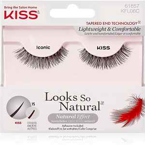 KISS Look So Natural umělé řasy Iconic 1 pár