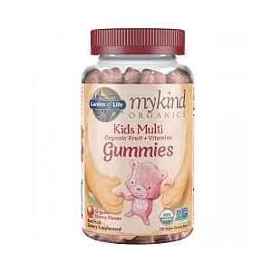 Mykind Multivitamin Kids gummy Cherry, multivitamín pro děti, třešeň, 120 gumových bonbónů