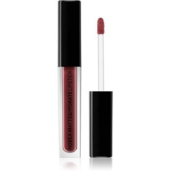 NOBEA Festive matná hydratační tekutá rtěnka odstín Velvety Plum 4 ml