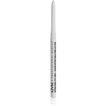 NYX Professional Makeup Retractable Eye Liner krémová tužka na oči odstín 01 White 0,34 g