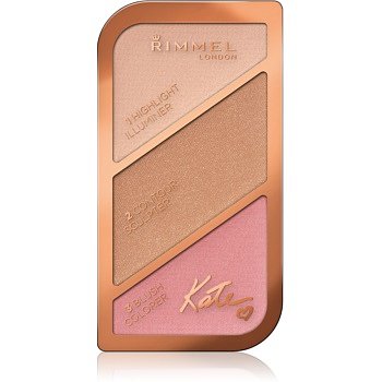 Rimmel Kate konturovací paletka odstín 001 Golden Sands 18,5 g