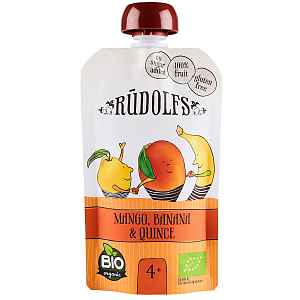 Rudolfs Mango, banán a kdoule BIO kapsička 110 g