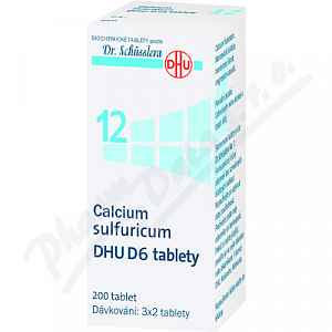 CALCIUM Sulfuricum DHU D6 No.12 200 tablet