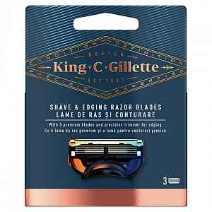 Náhradní hlavice King (Shave & Edging Razor Blades) 5 ks