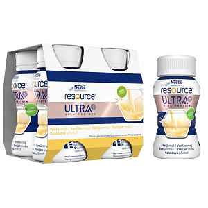 RESOURCE ULTRA + HIGH PROTEIN VANILKOVÁ PŘÍCHUŤ POR SOL 4X125ML