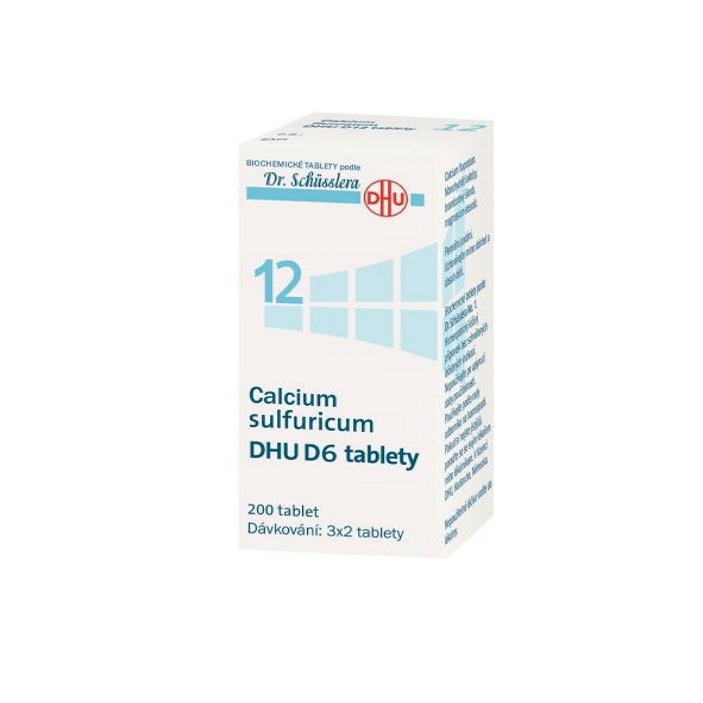 CALCIUM Sulfuricum DHU D6 No.12 200 tablet