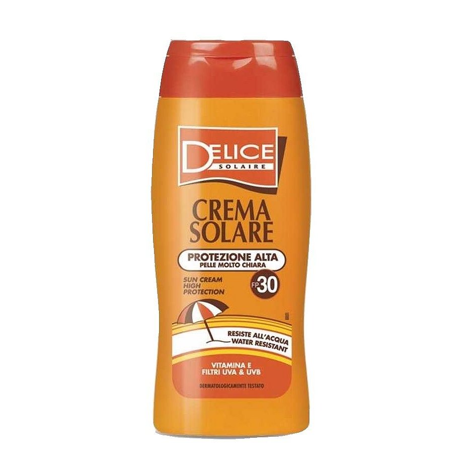 Delice Solaire Sun Cream High Protection SPF30 opalovací krém 250 ml