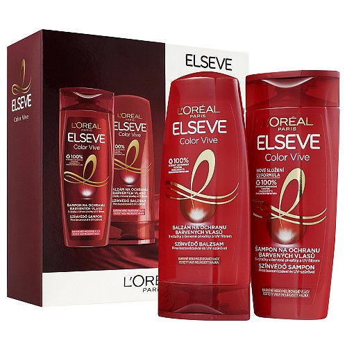 Loréal Paris Elseve Color Vive dárková sada pro barvené vlasy 2ks