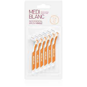 MEDIBLANC Mezizubní kartáček 0,7 mm žlutý 6 ks
