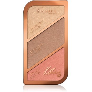 Rimmel Kate konturovací paletka odstín 002 Coral Glow 18,5 g