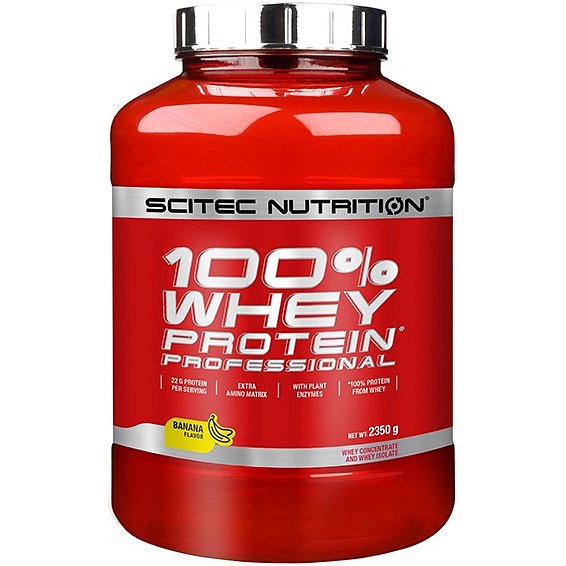 SciTec Nutrition 100% Whey Protein Professional banán 2350g