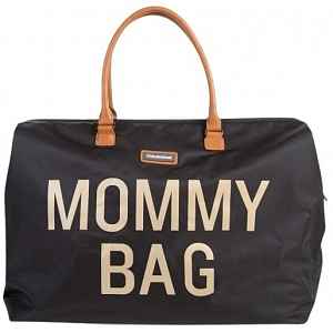 CHILDHOME Přebalovací taška Mommy Bag Black Gold