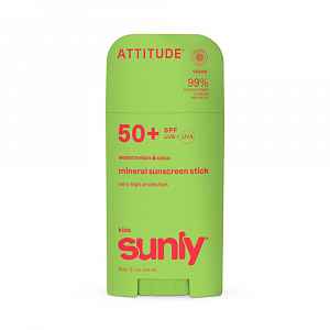 ATTITUDE Sunly Dětský minerální opalovací krém SPF 50+ s vůní melounu a kokosu 60 g