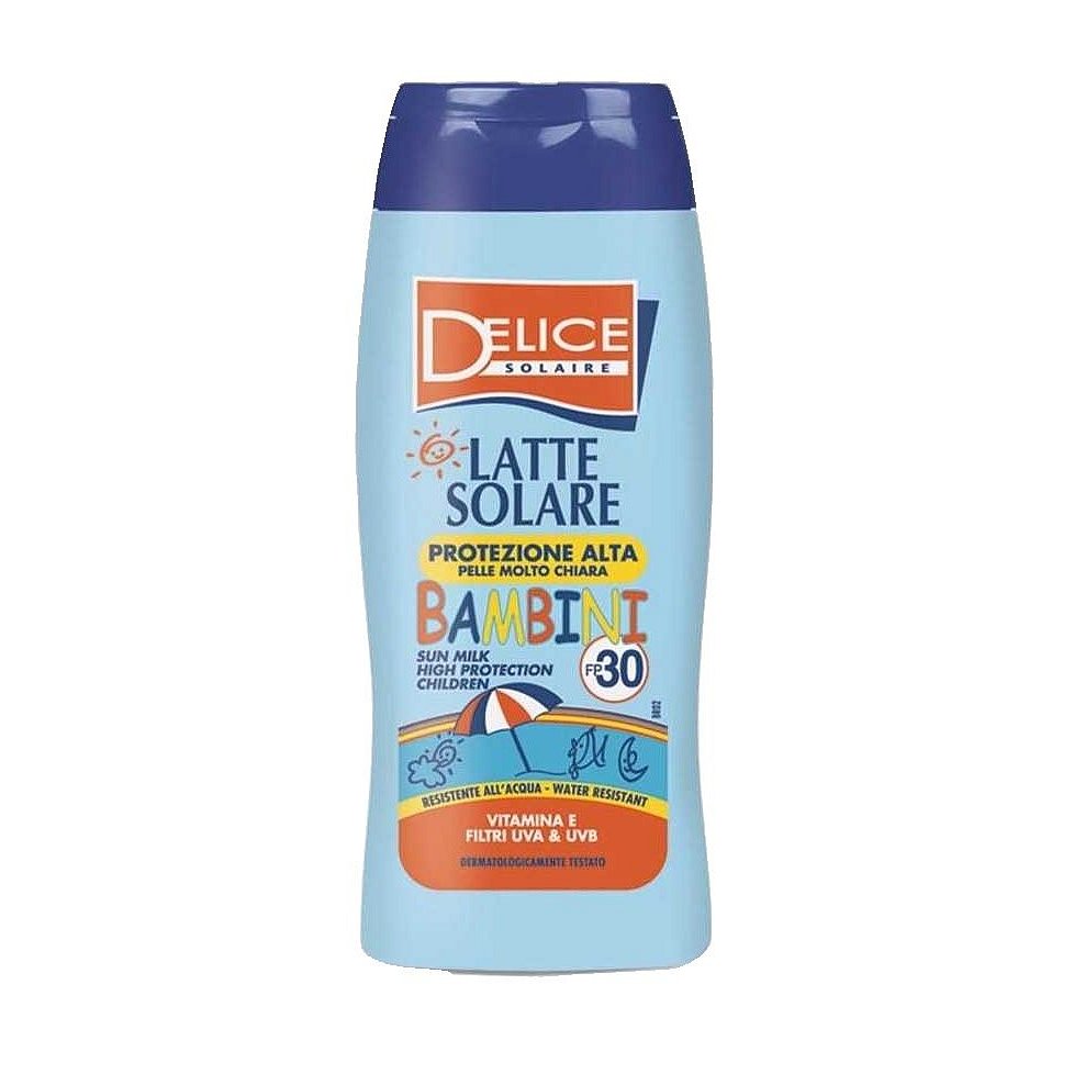 Delice Solaire Sun Milk High Protection Children SPF30 opalovací mléko pro děti 250 ml