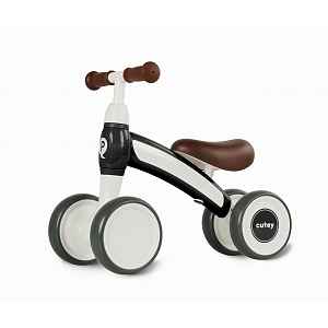 Milly Mally Dětské odrážedlo CUTEY Retro – první odrážedlo, černé