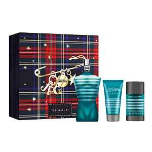 Jean Paul Gaultier Le Male dárková sada (toaletní voda 125 ml + balzám po holení 50 ml + deostick 75 ml) pánská