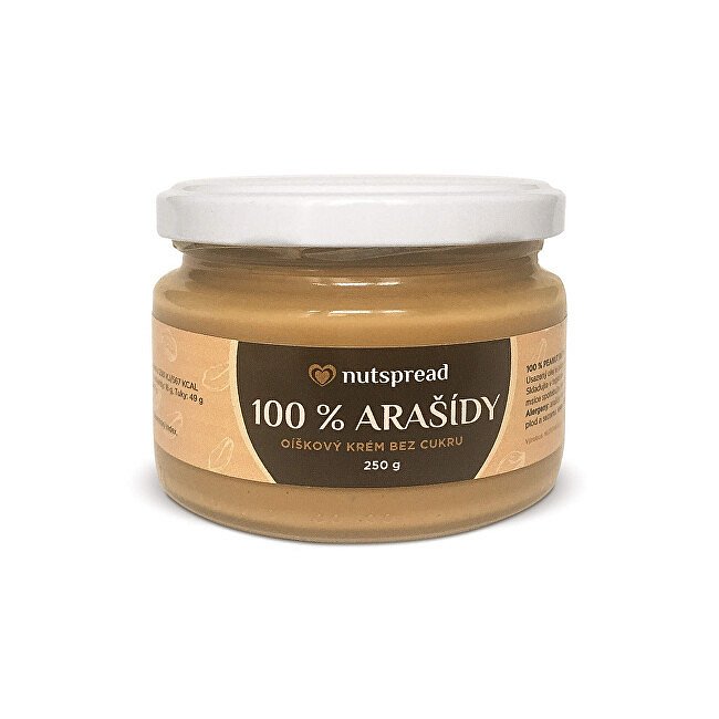 100% arašídové máslo Nutspread 1 kg