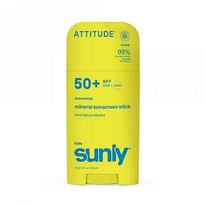 ATTITUDE Sunly Dětský minerální opalovací krém SPF 50+ bez vůně 60 g