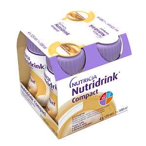 Nutridrink Compact s příchutí kávy 4x125 ml