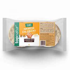 Topnatur Slim&Fit Kukuřičné chlebíčky se slaným karamelem v jogurtové polevě 70 g