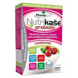 Nutrikaše probiotic - cranberries 180g (3x60g)